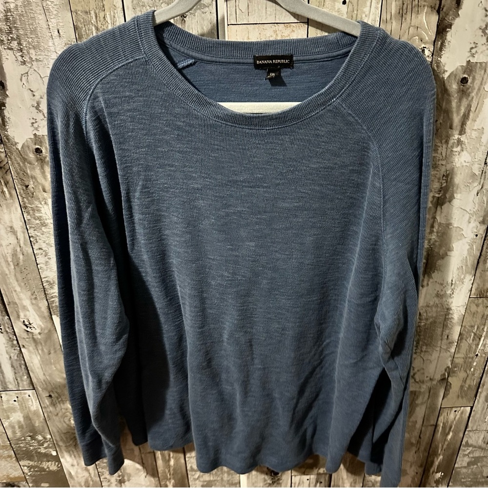 Banana Republic Deep Blue Knit Top